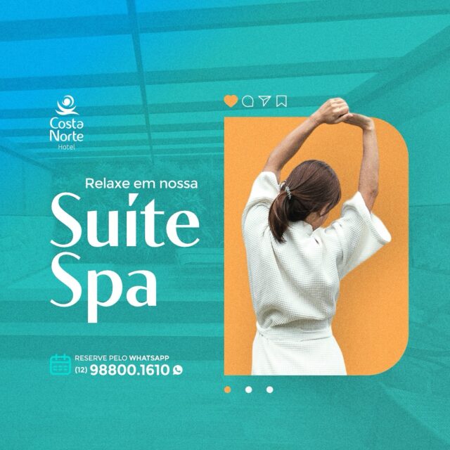 Relaxe, respire fundo e aproveite o melhor do bem-estar na nossa Suíte Spa! 🧡

Com hidromassagem, ambiente climatizado e uma vista incrível, ela é perfeita para quem busca conforto, privacidade e momentos de puro descanso. 🛁🫧

Ideal para uma escapada romântica ou um dia só seu. Você merece esse cuidado! 

Venha e viva essa experiência única.

🗓️ Reserve pelo WhatsApp:
📲 (12) 98800-1610

🌐Visite nosso site na Bio
@hotelcostanorte

@hotelcostanorte | #SuíteSpa #RelaxNoCostaNorte #HotelCostaNorte